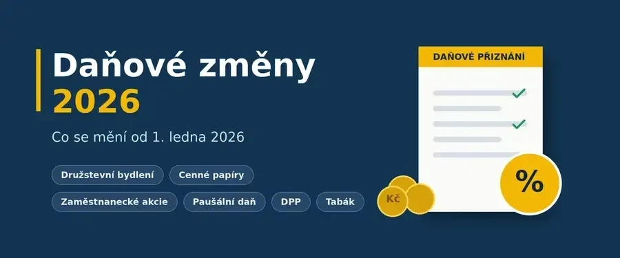 Daňové úpravy v roce 2026
